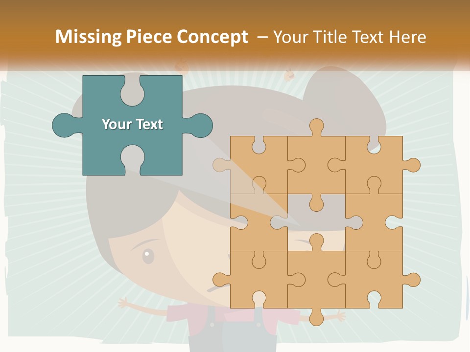 Elderly Coastal Sad PowerPoint Template