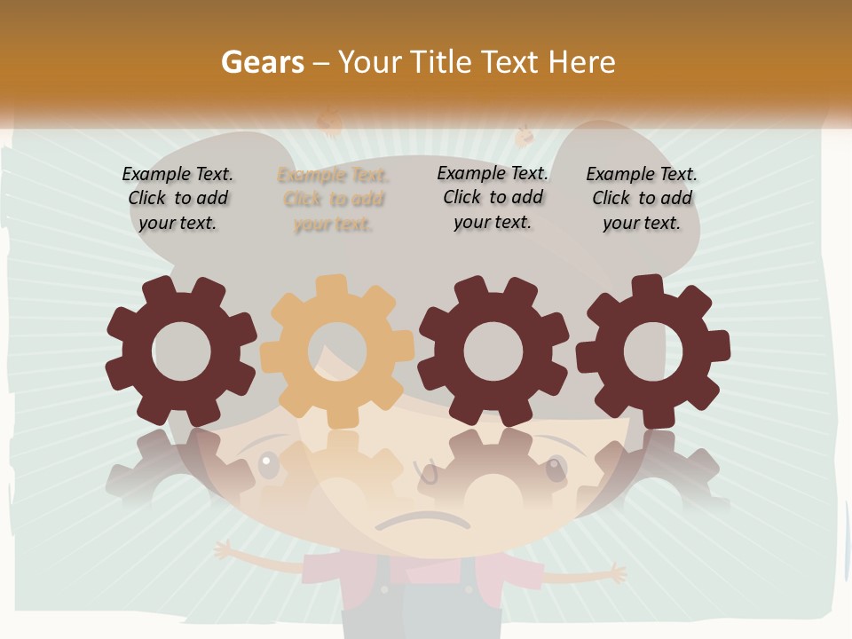 Elderly Coastal Sad PowerPoint Template