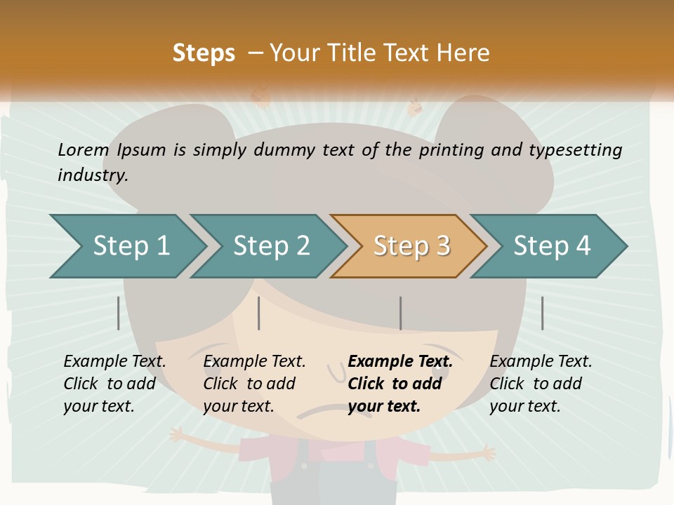 Elderly Coastal Sad PowerPoint Template