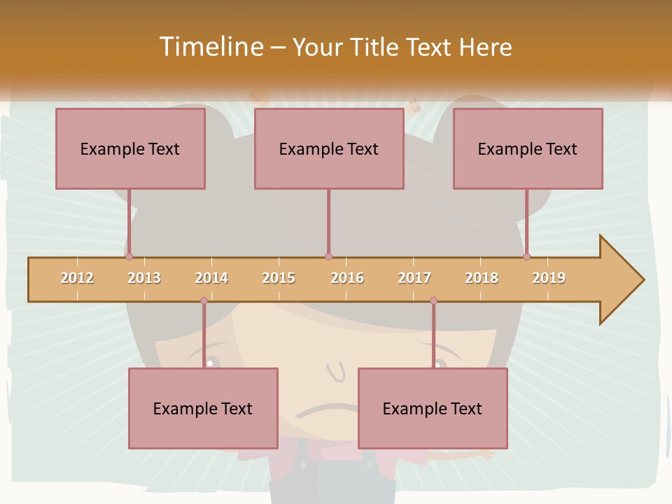 Elderly Coastal Sad PowerPoint Template