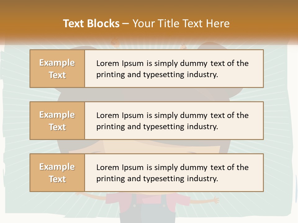 Elderly Coastal Sad PowerPoint Template