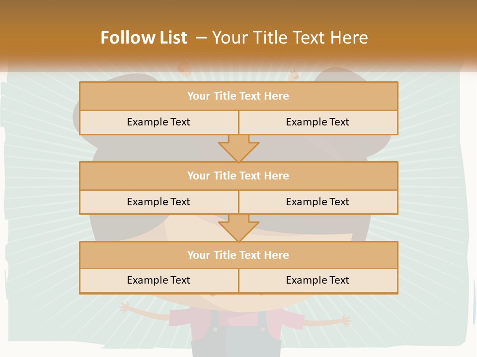 Elderly Coastal Sad PowerPoint Template