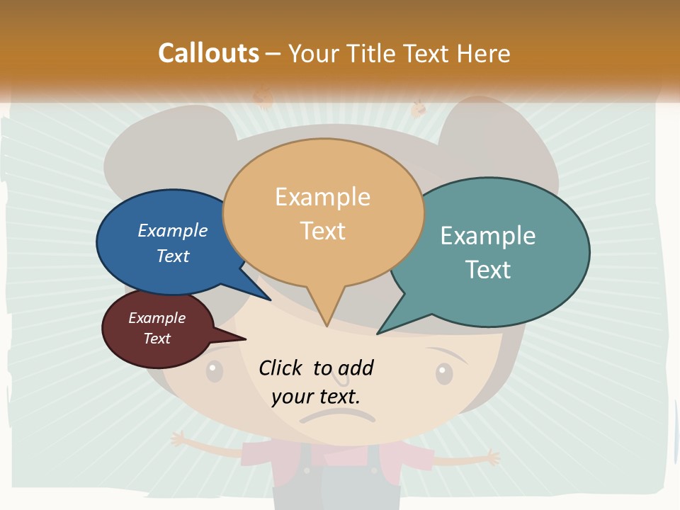 Elderly Coastal Sad PowerPoint Template