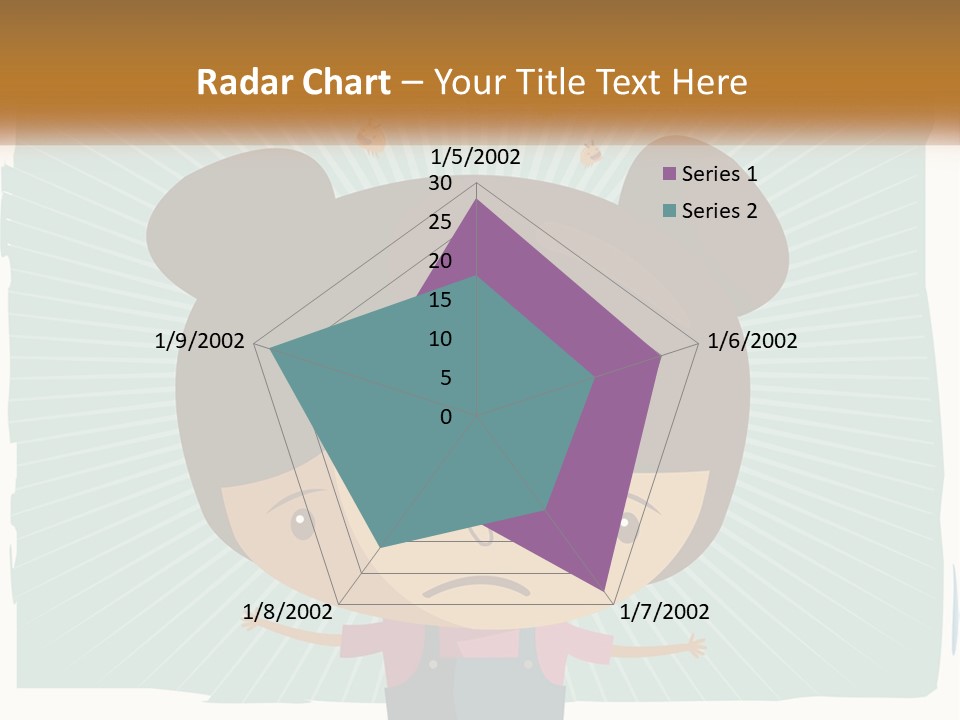 Elderly Coastal Sad PowerPoint Template