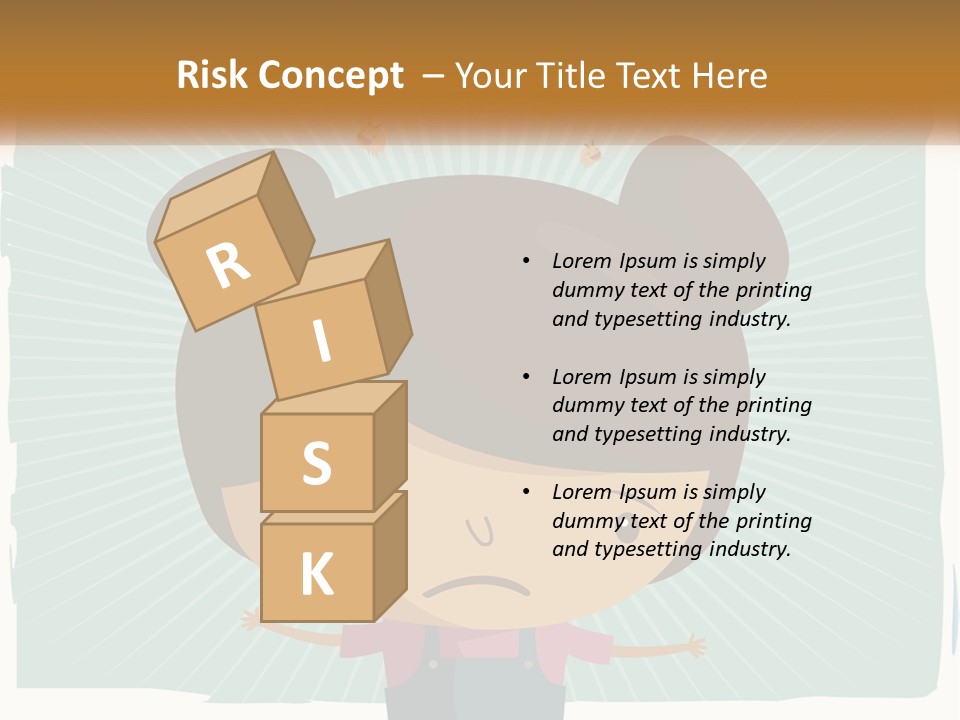 Elderly Coastal Sad PowerPoint Template