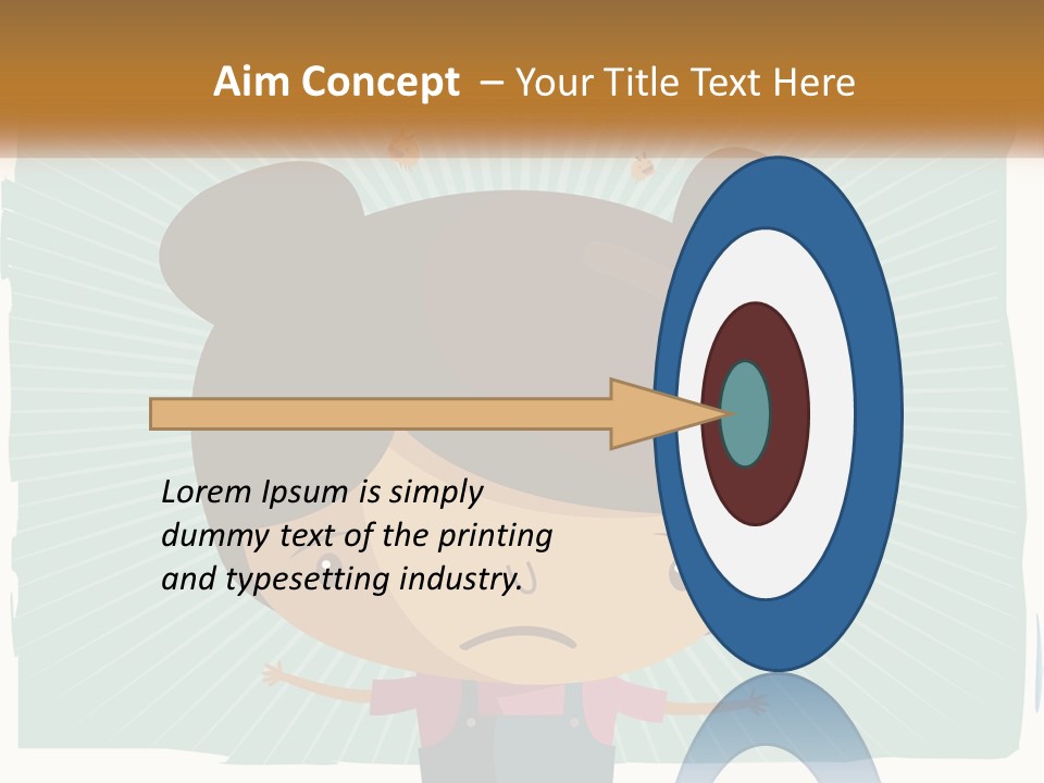 Elderly Coastal Sad PowerPoint Template