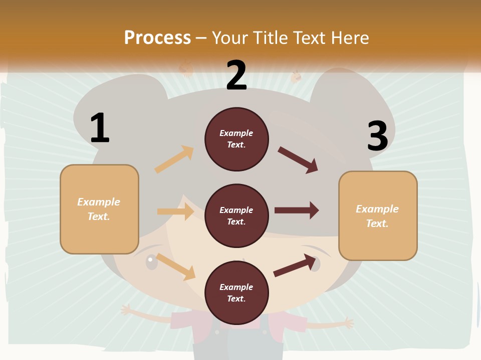 Elderly Coastal Sad PowerPoint Template