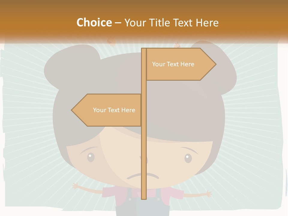 Elderly Coastal Sad PowerPoint Template