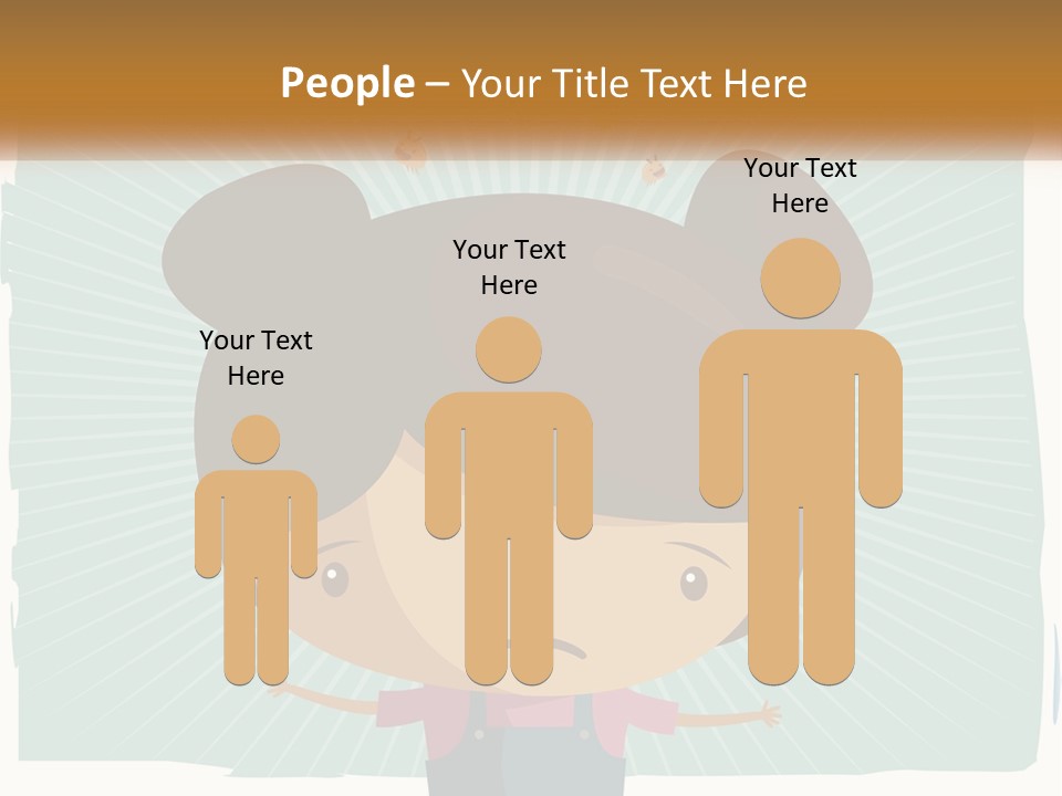 Elderly Coastal Sad PowerPoint Template