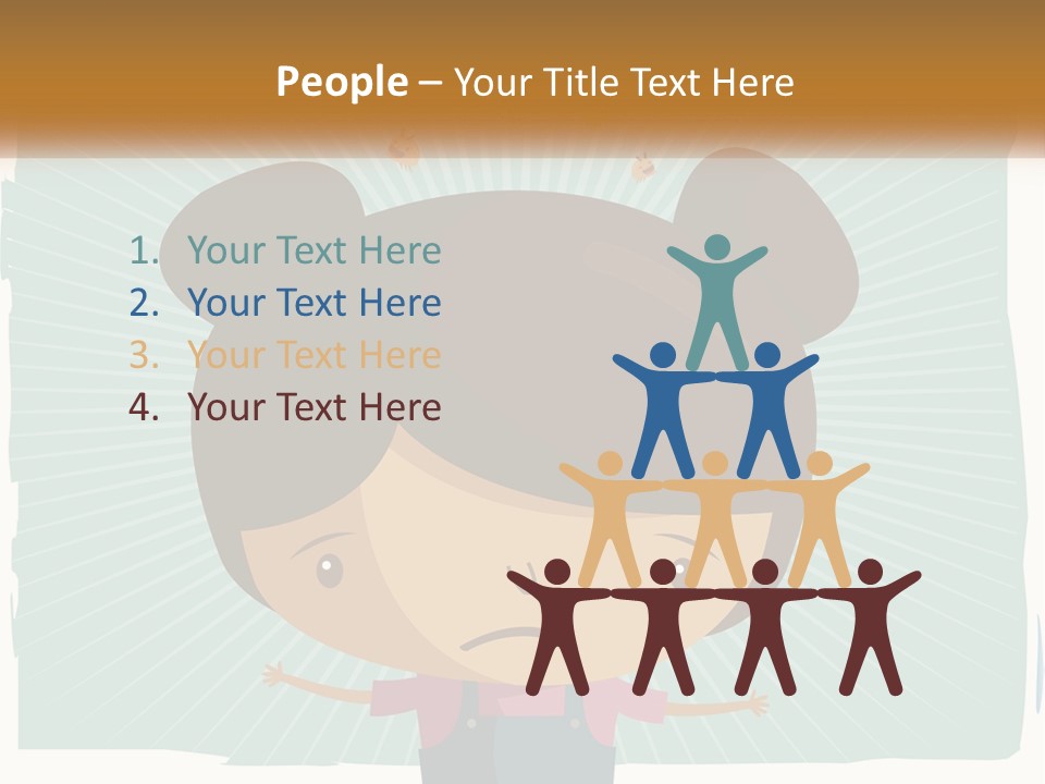 Elderly Coastal Sad PowerPoint Template