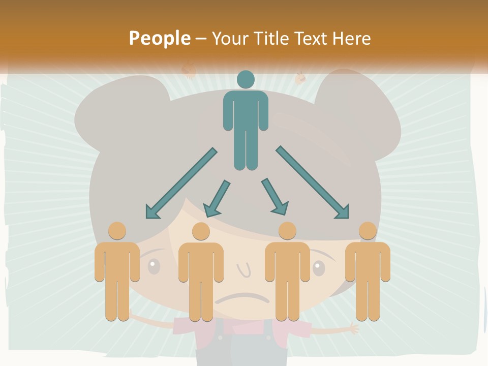 Elderly Coastal Sad PowerPoint Template