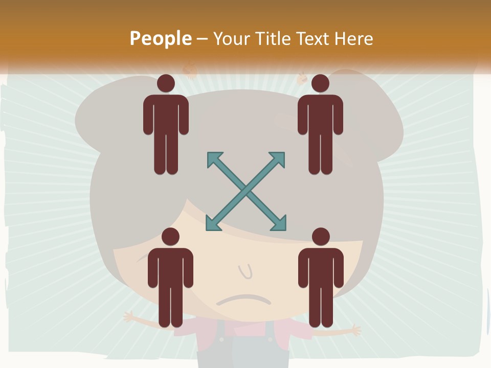 Elderly Coastal Sad PowerPoint Template