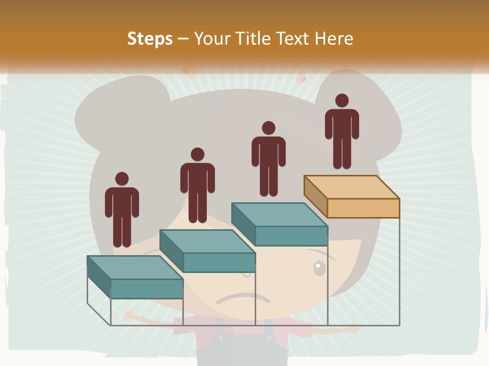 Elderly Coastal Sad PowerPoint Template