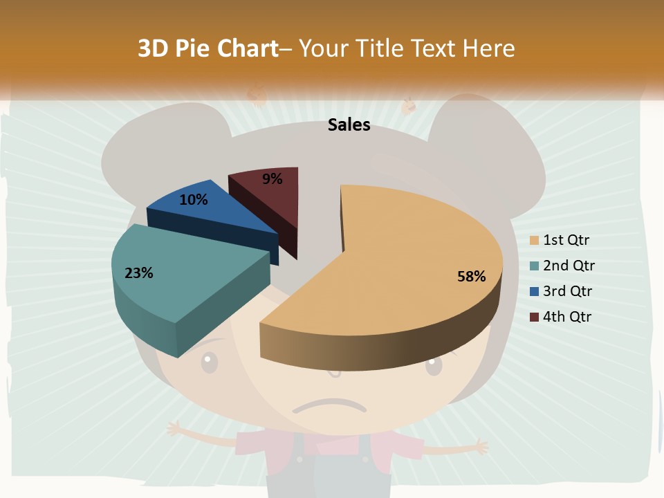 Elderly Coastal Sad PowerPoint Template