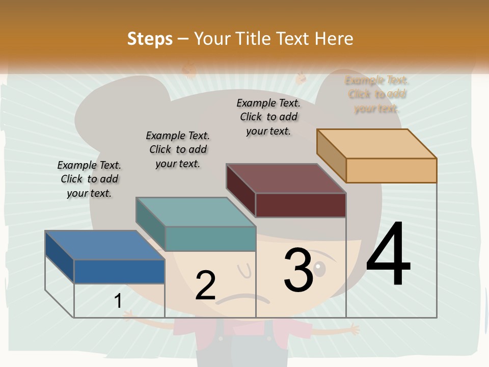 Elderly Coastal Sad PowerPoint Template