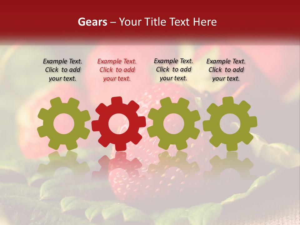 White Sand Sunset PowerPoint Template