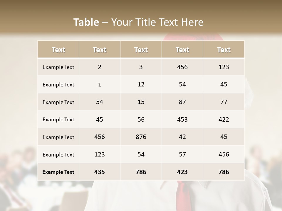 Parent White Caucasian PowerPoint Template