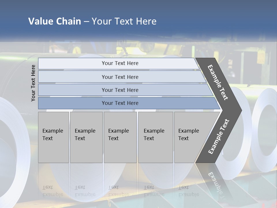 Daughter Ocean Caucasian PowerPoint Template