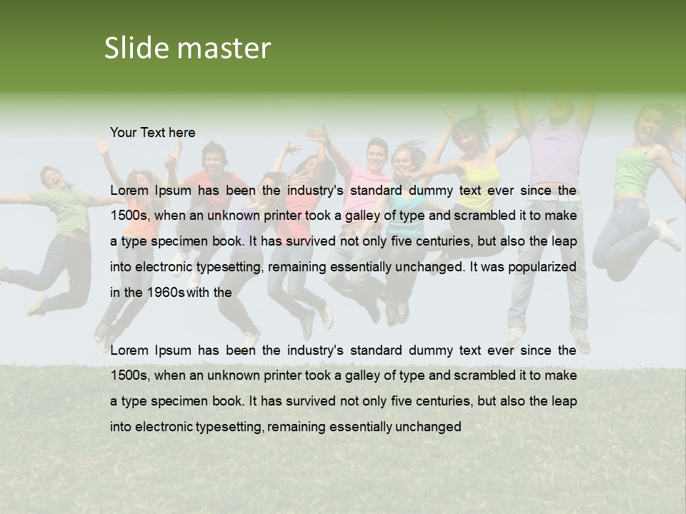 Lifestyle Sunrise White PowerPoint Template