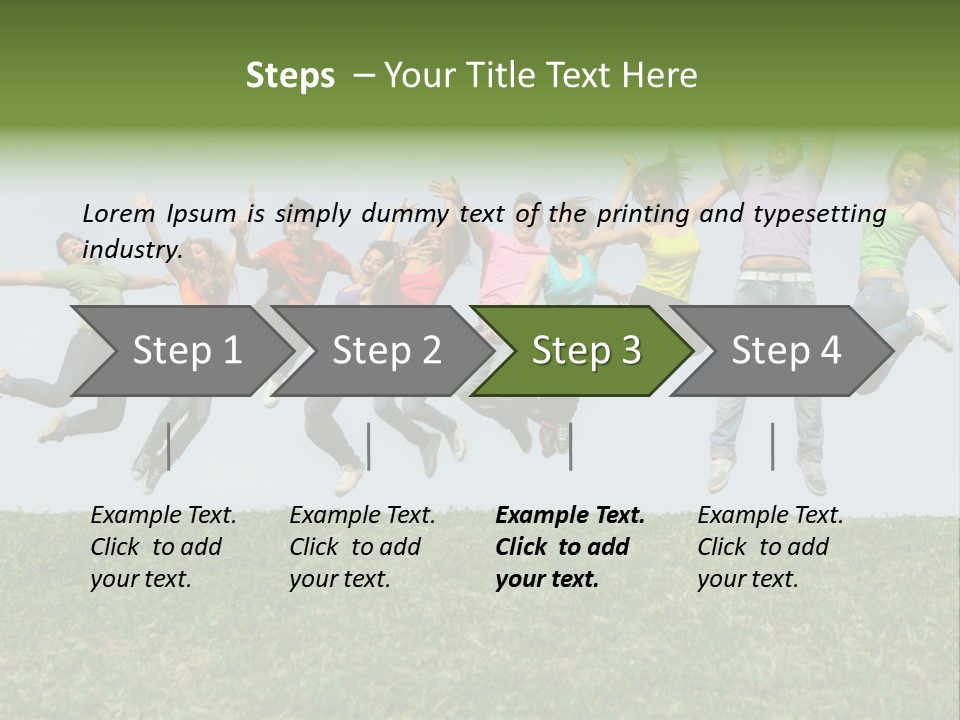 Lifestyle Sunrise White PowerPoint Template