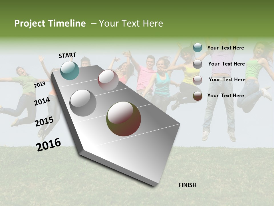 Lifestyle Sunrise White PowerPoint Template