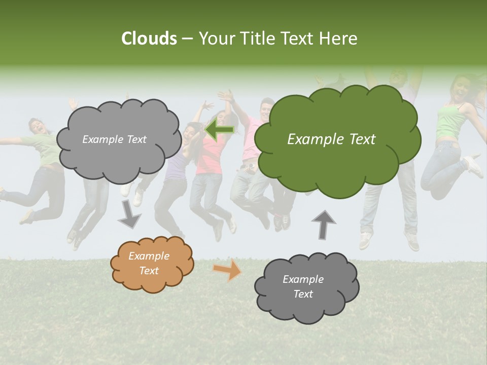 Lifestyle Sunrise White PowerPoint Template