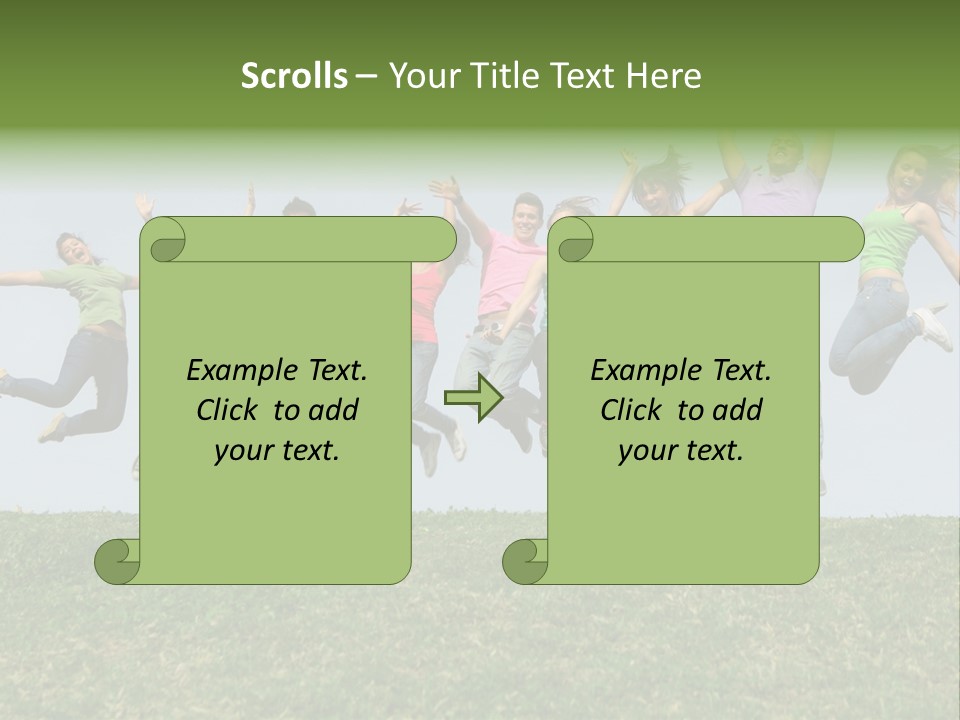 Lifestyle Sunrise White PowerPoint Template