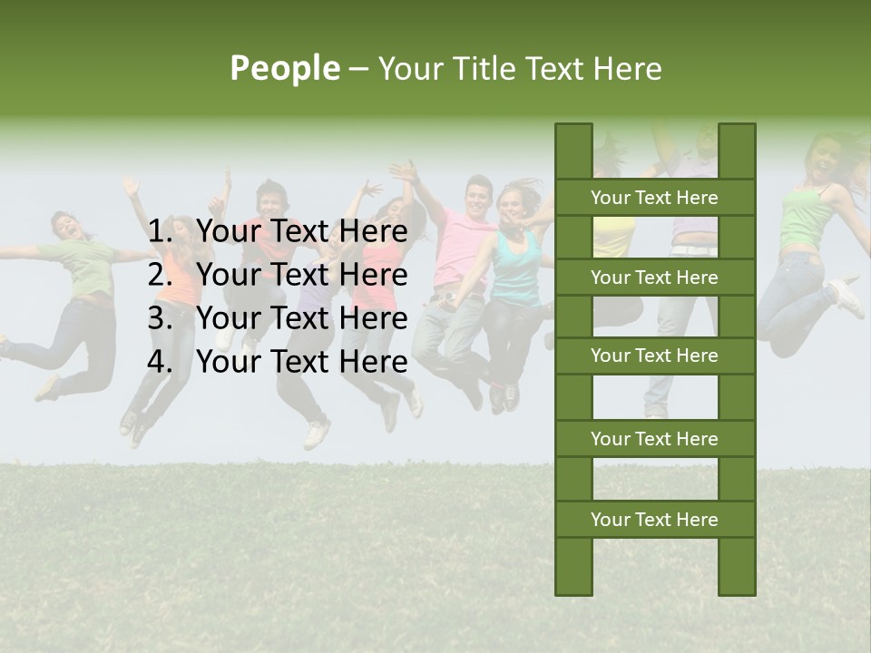 Lifestyle Sunrise White PowerPoint Template