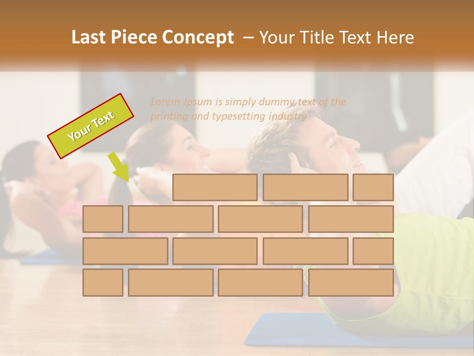 Sad Portrait Woman PowerPoint Template