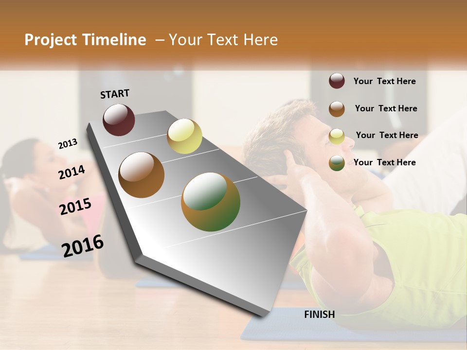 Sad Portrait Woman PowerPoint Template