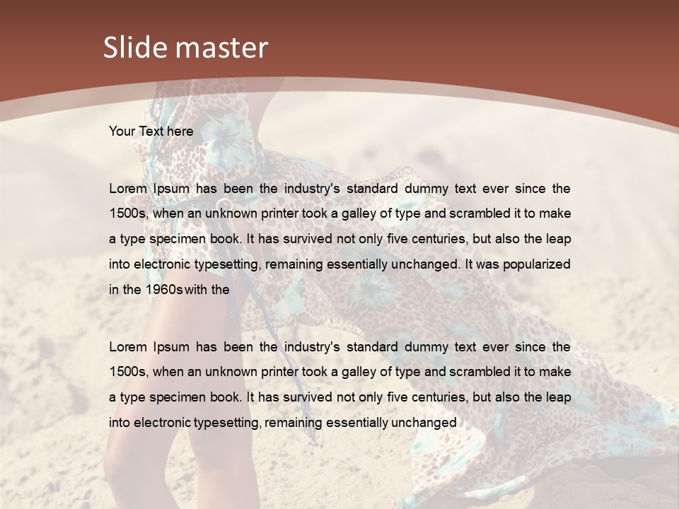 Coastal Sea Calm PowerPoint Template