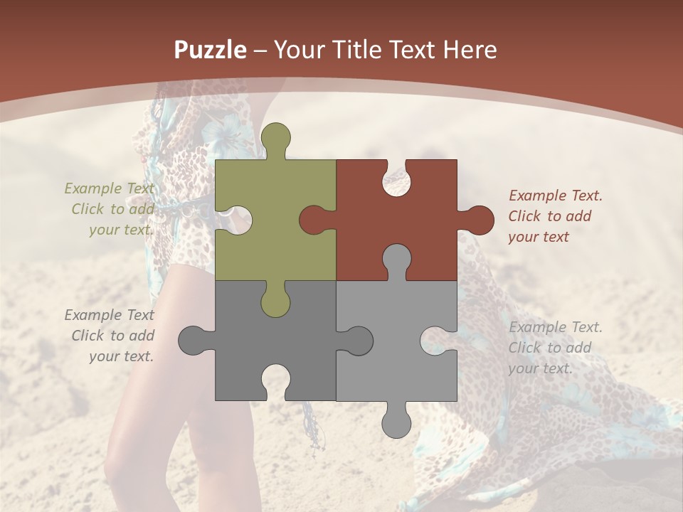 Coastal Sea Calm PowerPoint Template