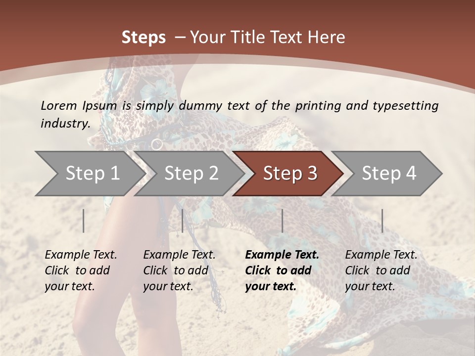 Coastal Sea Calm PowerPoint Template
