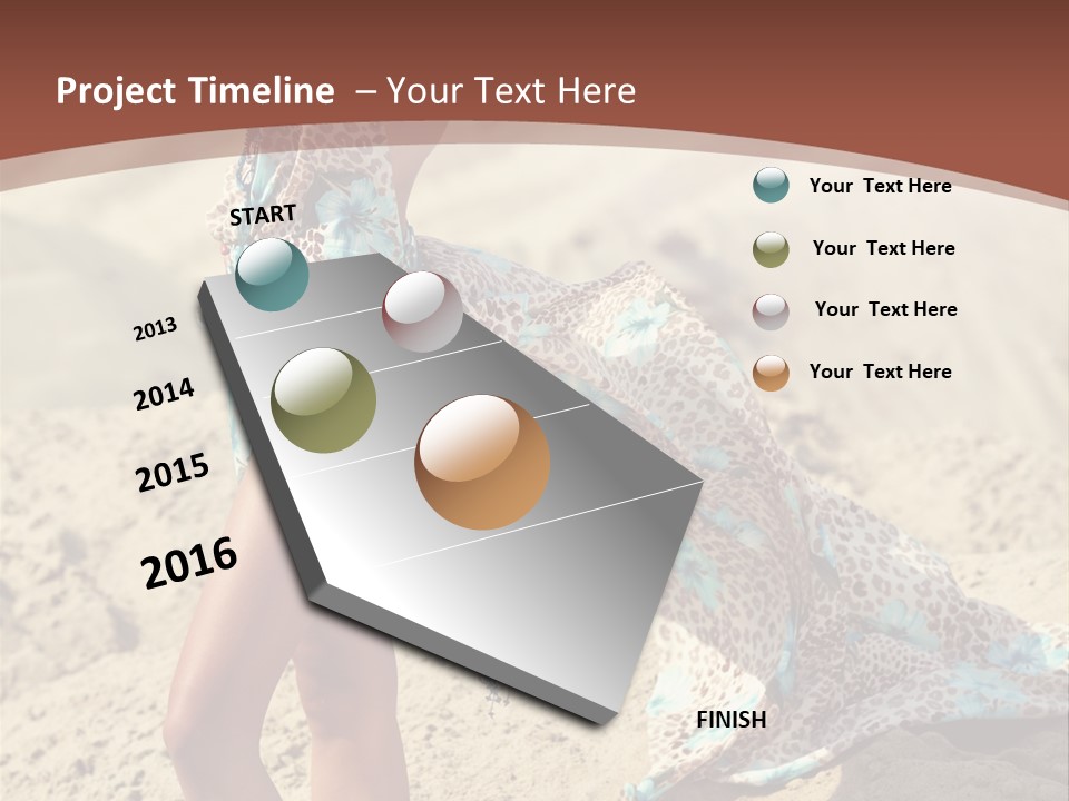 Coastal Sea Calm PowerPoint Template
