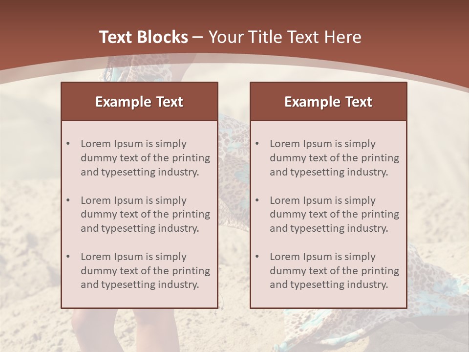 Coastal Sea Calm PowerPoint Template