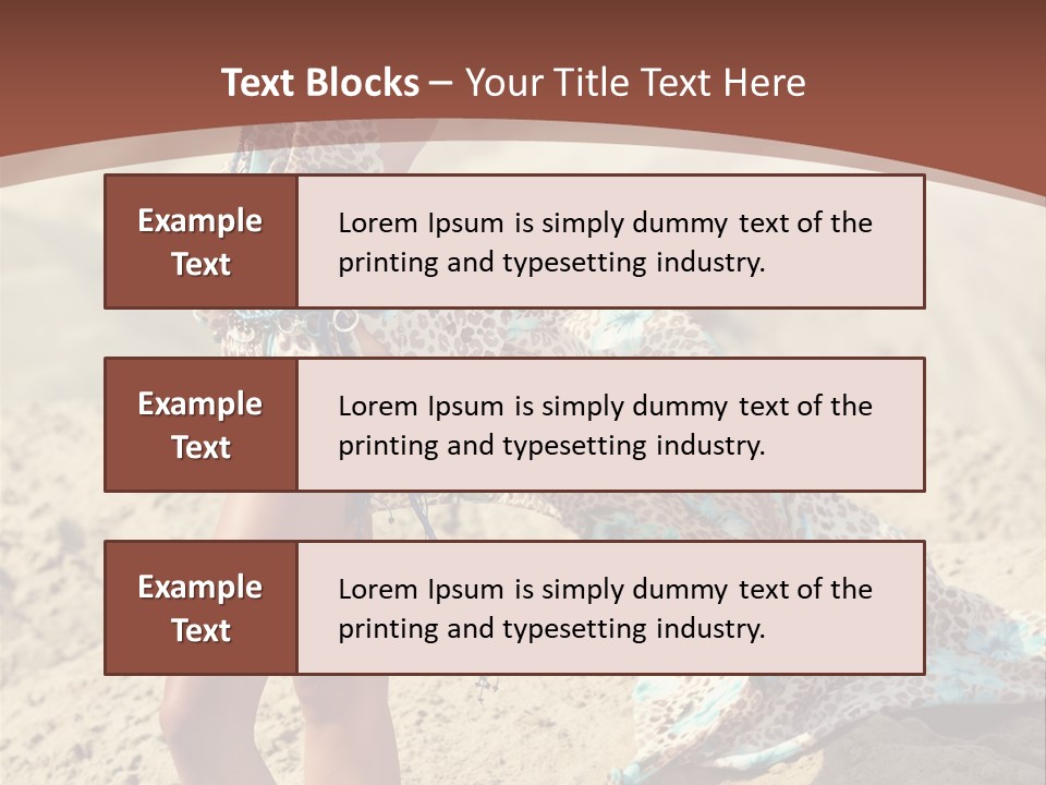 Coastal Sea Calm PowerPoint Template