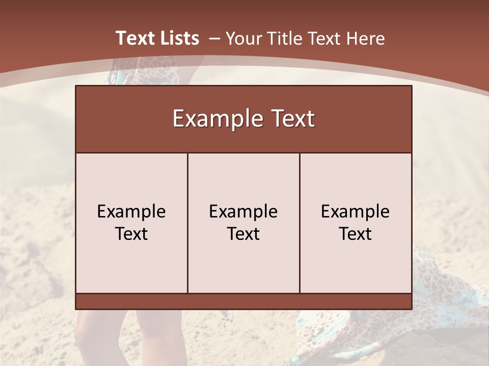 Coastal Sea Calm PowerPoint Template