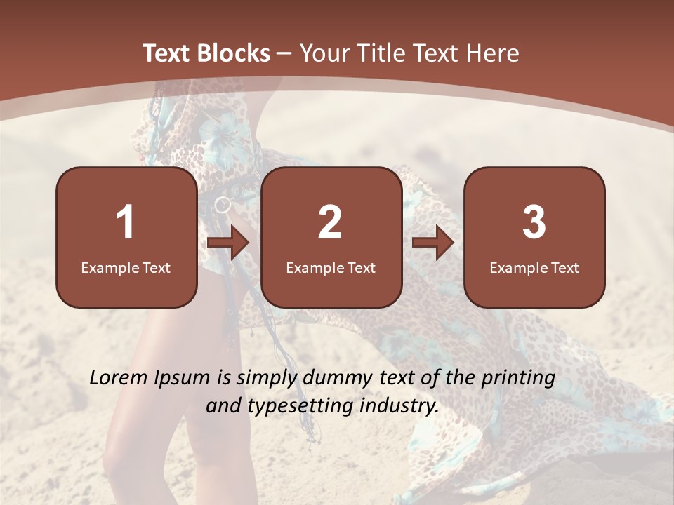 Coastal Sea Calm PowerPoint Template