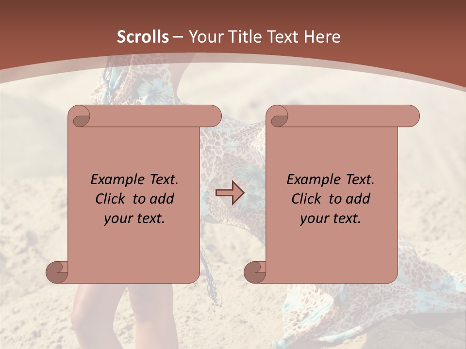 Coastal Sea Calm PowerPoint Template