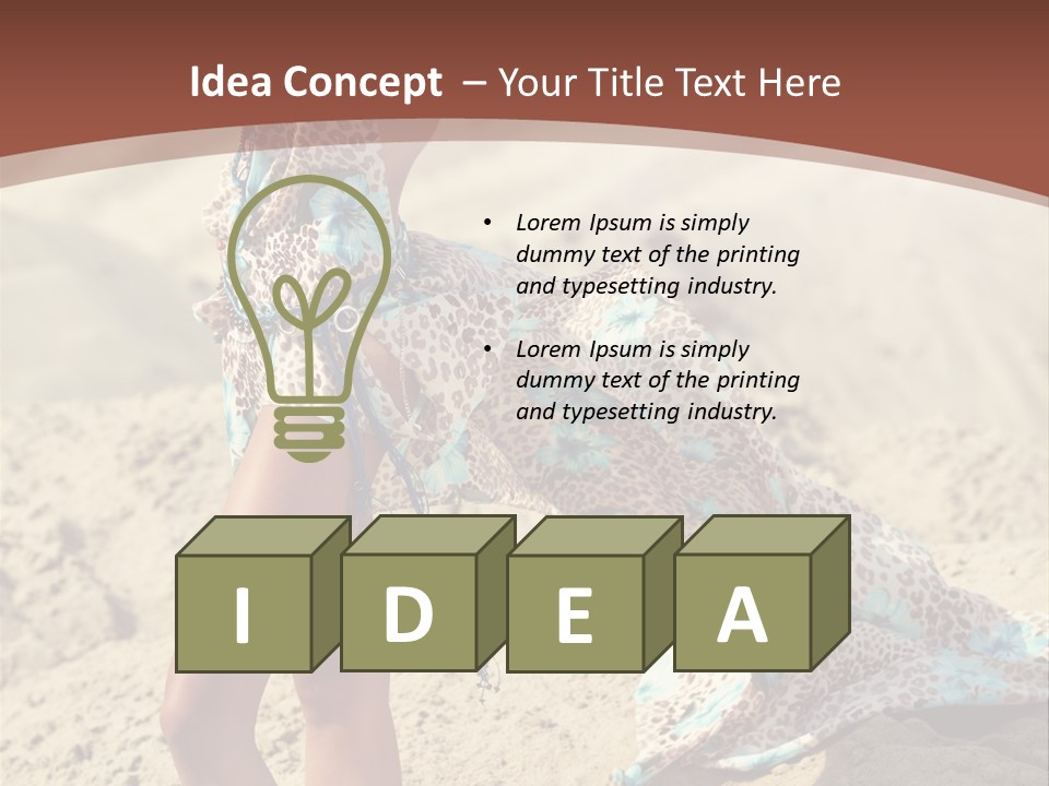 Coastal Sea Calm PowerPoint Template