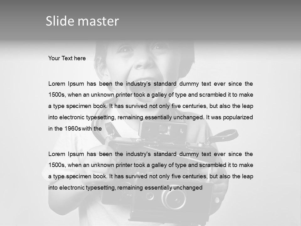 Coastal Beach Pensioner PowerPoint Template