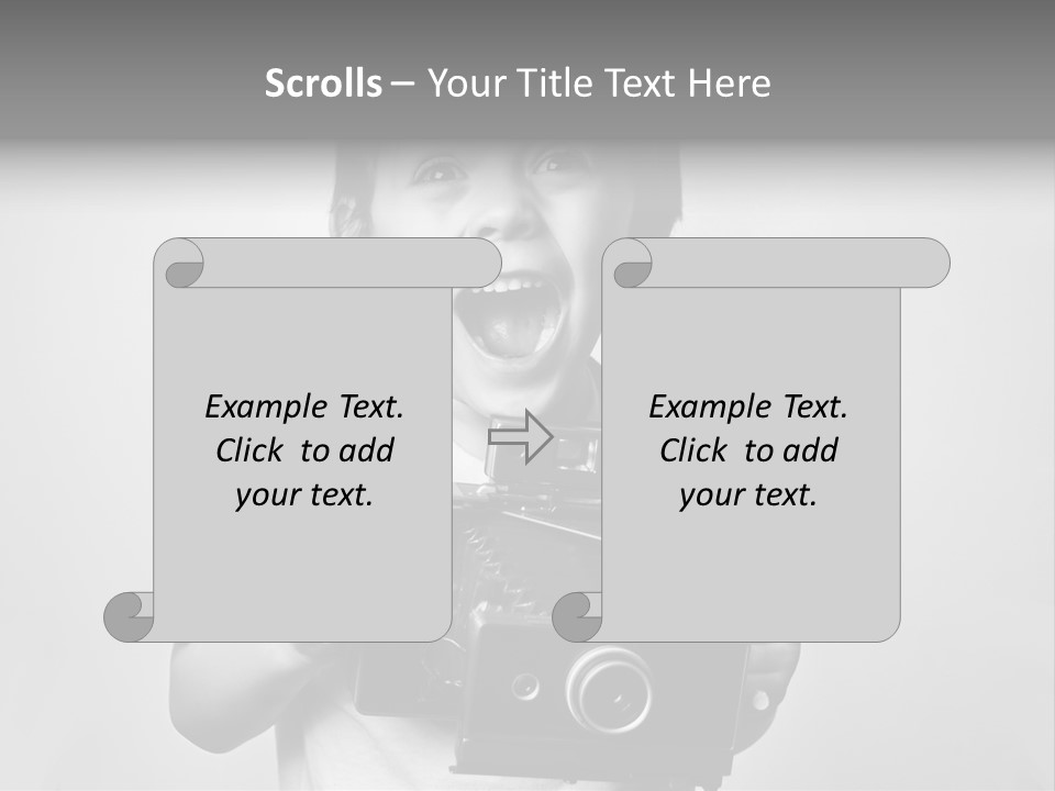 Coastal Beach Pensioner PowerPoint Template