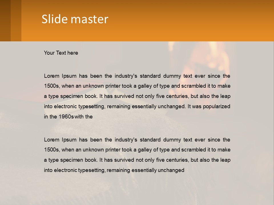 Retired Life Daughter PowerPoint Template