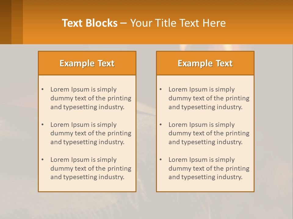 Retired Life Daughter PowerPoint Template