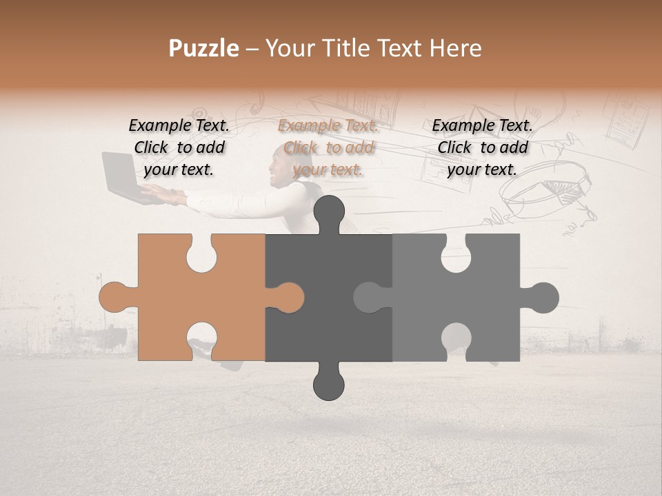 Family Mother Standing PowerPoint Template