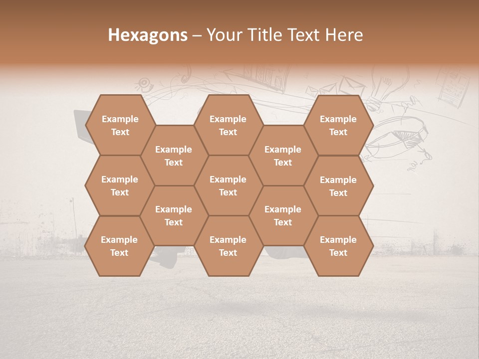 Family Mother Standing PowerPoint Template