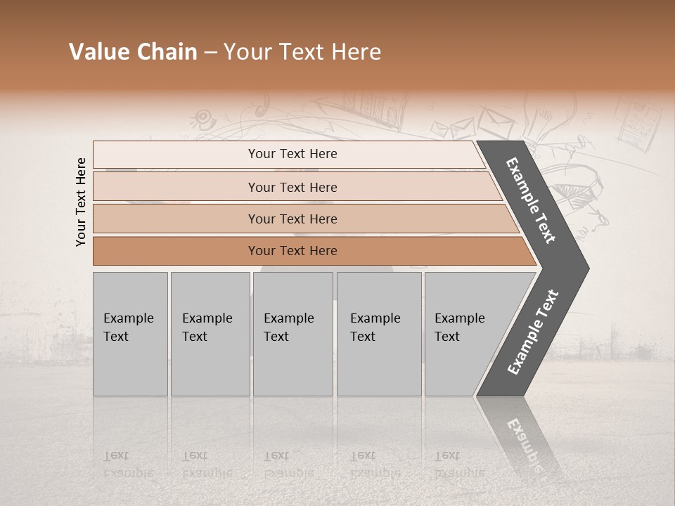 Family Mother Standing PowerPoint Template