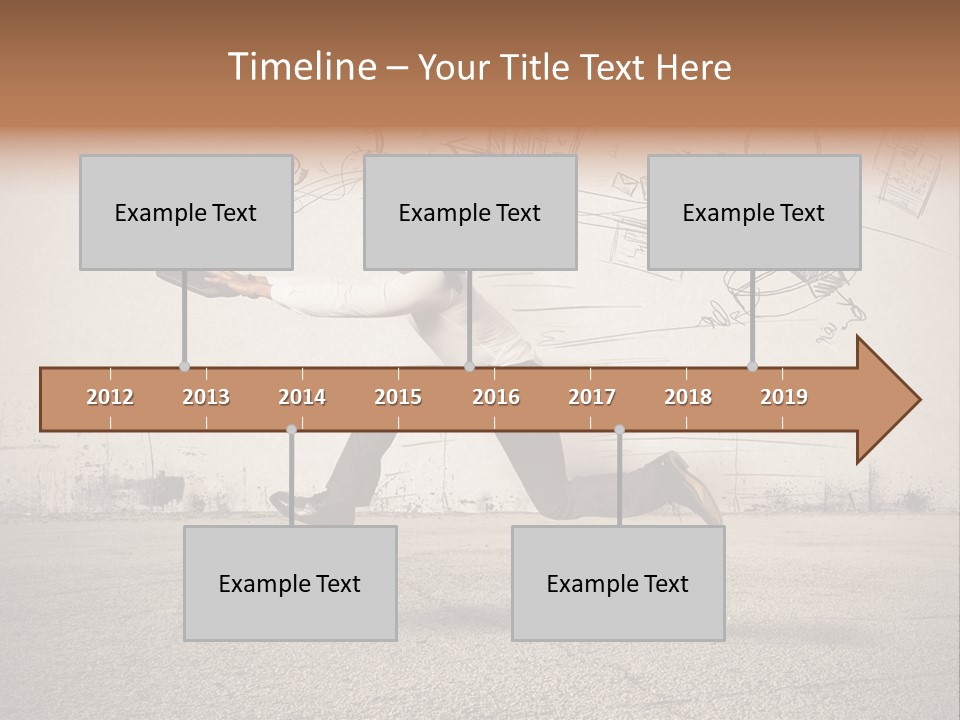 Family Mother Standing PowerPoint Template