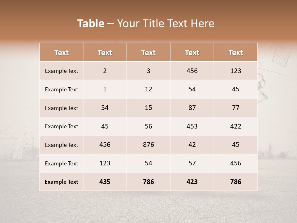 Family Mother Standing PowerPoint Template