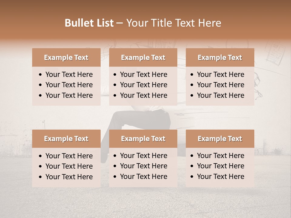 Family Mother Standing PowerPoint Template